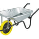 Walsall  85L Galvanised Heavy-Duty Builder's Wheelbarrow - Puncture Proof