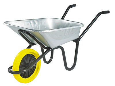 Walsall 90L Galvanised Heavy-Duty Endurance Wheelbarrow - Puncture Proof – – Now available at MTN Shop UK.
