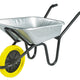 Walsall  90L Galvanised Heavy-Duty Endurance Wheelbarrow - Puncture Proof