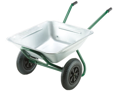 Walsall 175L Galvanised Garden Twin Wheelbarrow – – Now available at MTN Shop UK.