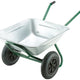 Walsall  175L Galvanised Garden Twin Wheelbarrow