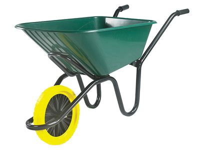 Walsall 120L Green Monarch Polypropylene Wheelbarrow - Puncture Proof – – Now available at MTN Shop UK.