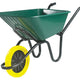 Walsall  120L Green Monarch Polypropylene Wheelbarrow - Puncture Proof