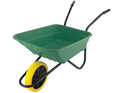 Walsall 90L Green Polypropylene Wheelbarrow - Puncture Proof – – Now available at MTN Shop UK.