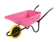 Walsall 90L Pink Polypropylene Wheelbarrow - Puncture Proof – – Now available at MTN Shop UK.
