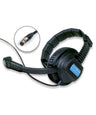 Wam single muff headset in black