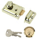 Yale Locks P77 Traditional Nightlatch 60mm Backset Brasslux Finish Visi