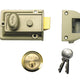DISCONTINUED Yale Locks P77 Traditional Nightlatch 60mm Backset Nickel Brass Finish Box