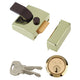 Yale Locks 85 Deadlocking Nightlatch 40mm Backset Brasslux Finish Box