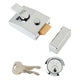 Yale Locks 89 Deadlock Nightlatch 60mm Backset Chrome Finish Box