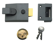 Yale Locks 89 Deadlock Nightlatch 60mm Backset DMG Finish Satin Chrome Cylinder Box – – Now available at MTN Shop UK.