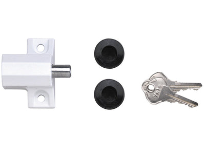 Yale Locks P114 Patio Door Lock White Finish Visi-pack – – Now available at MTN Shop UK.