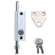 Yale Locks P124 Door Push Bolt White Finish Visi