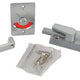 Yale Locks Indicator Bolt for Bathrooms or W.C Doors Satin Chrome P127