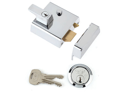 Yale Locks P1 Double Security Nightlatch 60mm Backset Chrome Finish Visi – – Now available at MTN Shop UK.