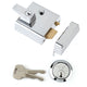 Yale Locks P1 Double Security Nightlatch 60mm Backset Chrome Finish Visi