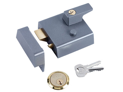 Yale Locks P1 Double Security Nightlatch 60mm Backset DMG Dark Grey Finish Visi – – Now available at MTN Shop UK.