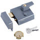 Yale Locks P1 Double Security Nightlatch 60mm Backset DMG Dark Grey Finish Visi