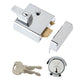 Yale Locks P2 Double Security Nightlatch 40mm Backset Chrome Finish Visi