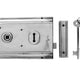 Yale Locks P334 Rim Lock Brass Finish 156 x 104mm Visi