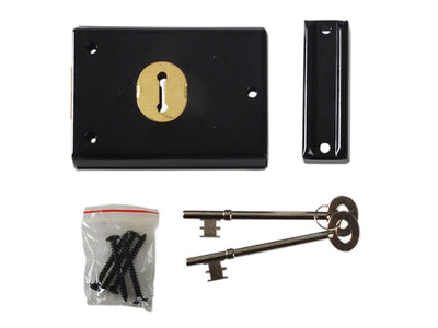Yale Locks P402 Rim Lock Grey Finish 102 x 76mm Visi – – Now available at MTN Shop UK.