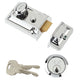 Yale Locks P77 Traditional Nightlatch 60mm Backset Chrome Finish Visi