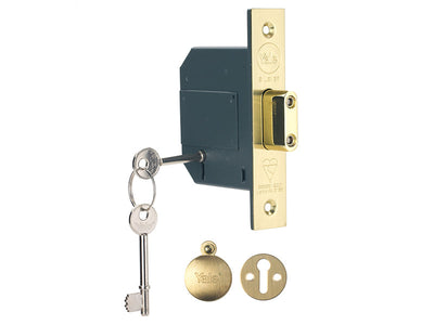 Yale Locks PM562 Hi-Security BS 5 Lever Mortice Deadlock 81mm 3in Polished Brass – – Now available at MTN Shop UK.