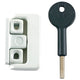 Yale Locks 8K101 Window Latch Electro Brass Finish Visi