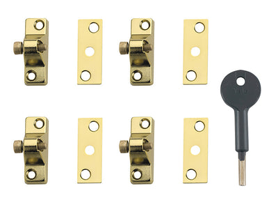 Yale Locks 8K118 Economy Window Lock Electro Brass Finish Pack of 4 Visi – – Now available at MTN Shop UK.