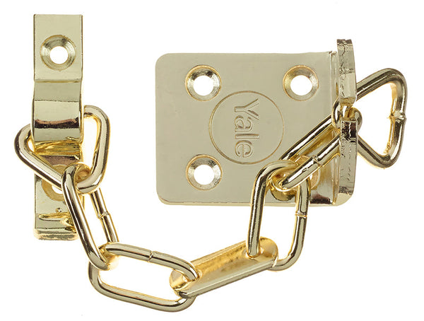 Yale Locks WS6 Security Door Chain - Electro Brass Finish – – Now available at MTN Shop UK.