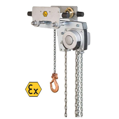 Yalelift 360 Trolley Hoist LHP [ATEX] 500-2000KG – Yalelift 360 ITP is integrated with manual trolley. Ideal for applications with low ceiling and limited headroom. Fast Delivery. International S/H. – Now available at MTN Shop UK.