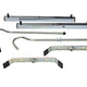Zarges Roof Rack Clamps C/W 2 Padlocks - 1 Pair