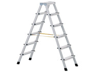 Zarges Anodised Double-Sided Steps, Open 0.71m 2 x 3 Rungs – – Now available at MTN Shop UK.
