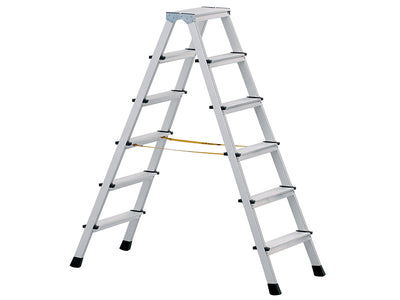 Zarges Anodised Double-Sided Steps, Open 0.95m 2 x 4 Rungs – – Now available at MTN Shop UK.