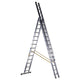 Zarges D-Rung Combination Ladder 3-Part 3 x 14 Rungs