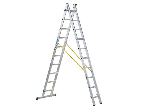 Zarges D-Rung Combination Ladder 2-Part 2 x 14 Rungs – – Now available at MTN Shop UK.