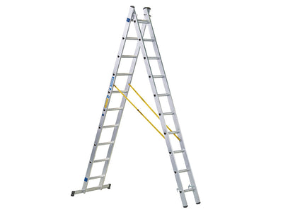 Zarges D-Rung Combination Ladder 2-Part 2 x 12 Rungs – – Now available at MTN Shop UK.