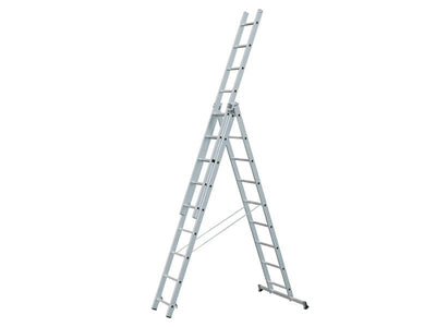 Zarges Light Trade Combination Ladder 3-Part 3 x 11 Rungs – – Now available at MTN Shop UK.