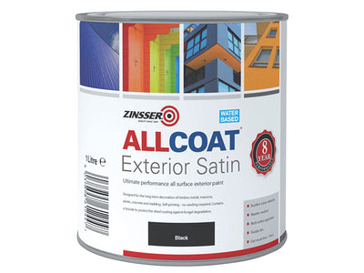 Zinsser AllCoat® Exterior Black 1 litre – – Now available at MTN Shop UK.