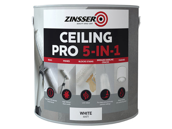 Zinsser Ceiling Pro 5-in-1 2.5 litre – – Now available at MTN Shop UK.