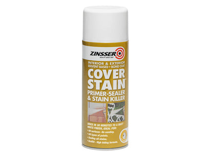 Zinsser Cover Stain® Primer - Sealer Aerosol 400ml – – Now available at MTN Shop UK.