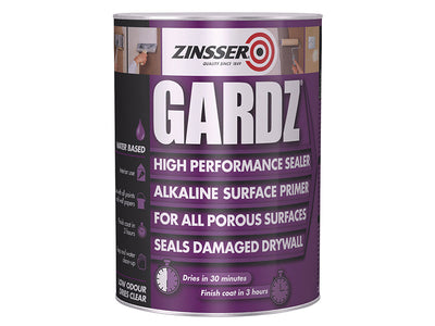 Zinsser Gardz® Sealer Primer 1 litre – – Now available at MTN Shop UK.