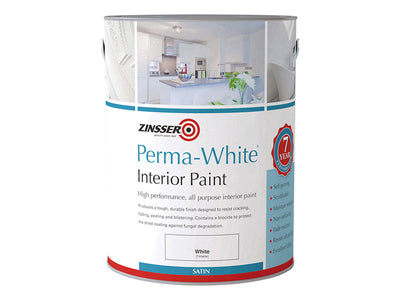Zinsser Perma-White® Interior Paint Satin 1 litre – – Now available at MTN Shop UK.