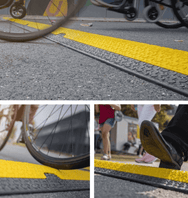 Adam Hall Defender 3 Cable Protector Ramp - 3 Channels – Cable Protector Ramp with 3 channels, featuring a 73 mm profile, 45° curve and end ramps with detachable dovetail connectors – Now available at MTN Shop UK. - imagen 2
