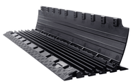 Adam Hall Defender NANO Cable Protectors - 6 Channels – Flat, narrow non-slip 6-channel cable protector with integrated connectors for indoor and outdoor uses; Black/Yellow & Black; Dimensions: 100x28x3.2 cm; Made in Germany – Now available at MTN Shop UK. - imagen 4
