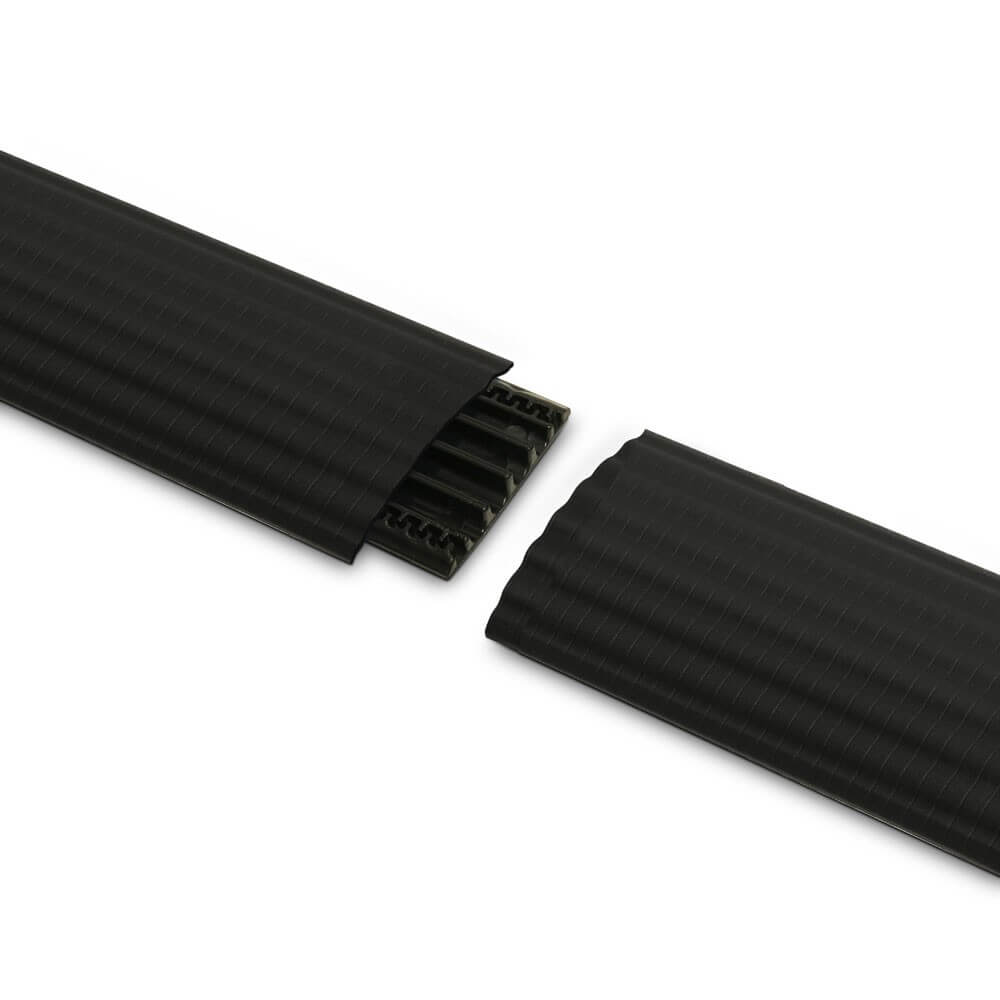 Adam Hall Defender OFFICE Cable Protector - 4 Channels – Non-slip, ultra-flat cable protector with 4 channels & pre-drill mounting holes for indoor uses; Made in Germany – Now available at MTN Shop UK. - imagen 5