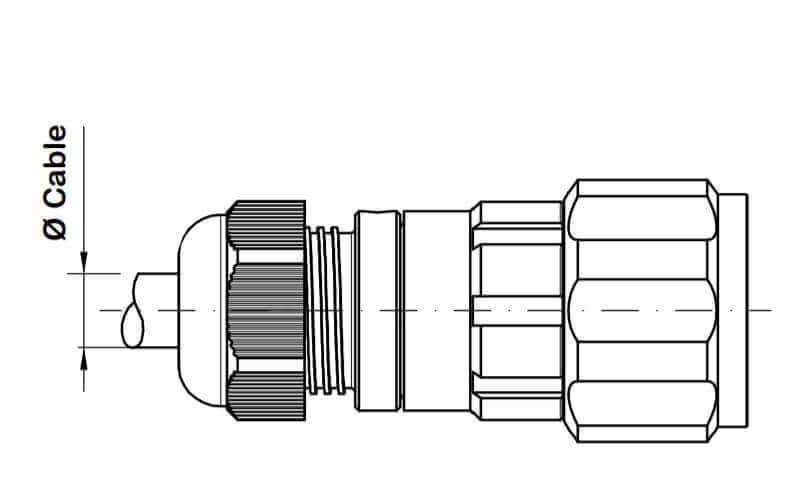 Ceep 2 Pin Circular Connector - Female Inline – – Now available at MTN Shop UK. - imagen 3