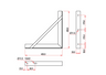 Doughty Angle Iron Bracket Dimension