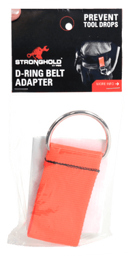 Stronghold Orange Belt Adapter – Up to 2 tools per adapter; Orange and 5cm width with a D Ring; Available as standalone or installed on a tool belt; For stowing tools only ; Meets ANSI/ISEA 121-2018 – Now available at MTN Shop UK. - imagen 2