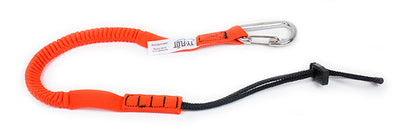 Stronghold Bungee Tether – The tool retractor features a lightweight, compact housing and a high-strength carabiner. This design helps minimise tool tangling. – Now available at MTN Shop UK.